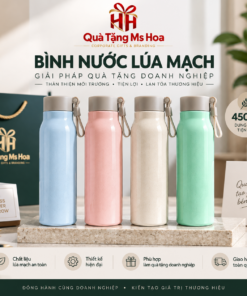 Bình Giữ Nhiệt lúa Mạch in logo