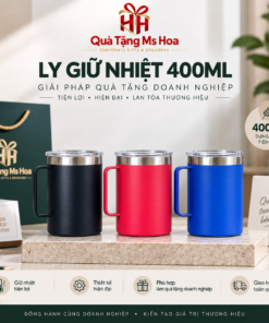 Ly Giữ Nhiệt 400ml Quà Tặng Ms Hoa